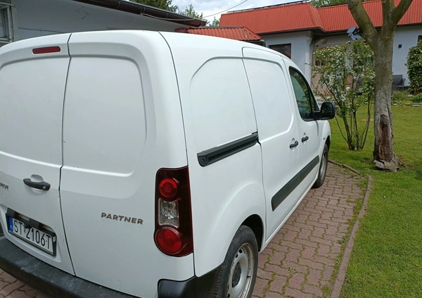 Peugeot Partner cena 40900 przebieg: 166500, rok produkcji 2017 z Tychy małe 46